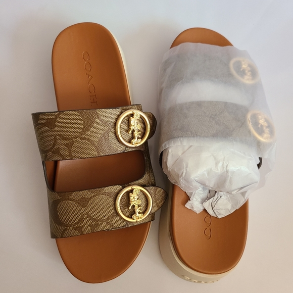 Coach Saddle sandals - Picture 6 of 10